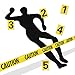 Prextex Halloween Crime Scene Kit Dead Body Outline Caution Tape Number Placards for Creepiest Haunted House Décor Halloween Prop Halloween Decorations