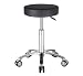 Rolling Stool Swivel Chair for Office Medical Salon Tattoo Kitchen Massage Work,Adjustable Height Hydraulic Stool with Wheels (Black)