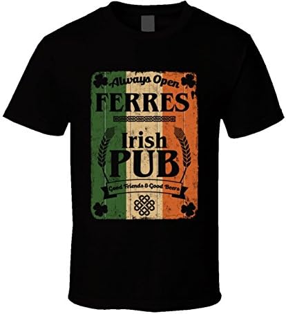 Ferres Irish Pub Sign Custom St Patricks Day Last Name Ireland Pride T Shirt