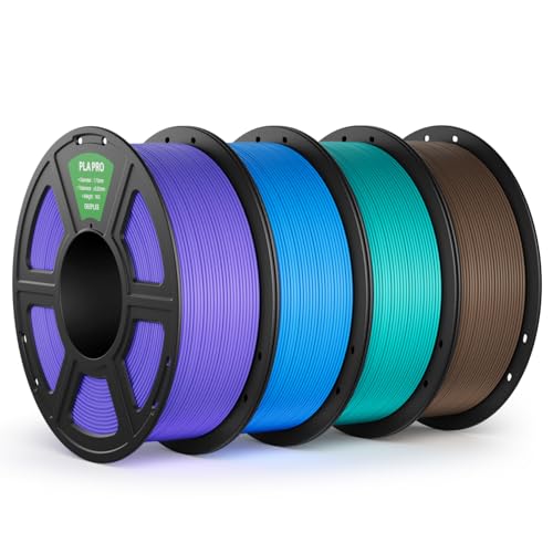DEEPLEE PLA PRO Filament 4KG Lila Himmelblau Türkis Braun