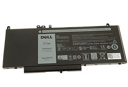 Genuine Dell 6MT4T Laptop Battery for Dell Latitude E5470 E5570 - TYPE 6MT4T 7.6V 62WH Li-Ion 7V69Y 6MT4T TXF9M 79VRK 07V69Y