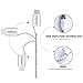 FONKEN USB Type C Cable Compatible with Samsung Galaxy S8 S9 Note8, LG G6 [3-Pack 3FT]-White