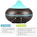InnoGear 500ml Aromatherapy Essential Oil Diffuser Wood Grain Aroma Diffusers Cool Mist Humidifier with Timer Adjustable Mist 7 Color Changing Night Lights Waterless Auto Shut-Offthumb 2