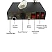 CJB Police siren 200 Watt 8 Tones Emergency Warning Siren PA System Kit w/ Handheld Microphone & Light Control Switches ( Speaker Not Included )