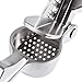 Homarden Garlic Press Mincer Tool - Handheld Garlic Crusher and Masher Kitchen Tool - Heavy Duty Garlic Smasher and Ginger Press - Self Cleaning Garlic Presser with Handle and Soft Rubber Comfort Grip