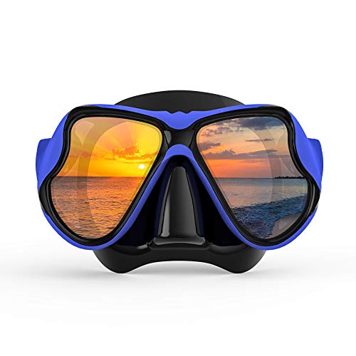 COPOZZ Scuba Mask, No Fogging Snorkeling Scuba Dive Glasses, Great Seal