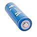 Vamery 2Pcs 18650 3.7V-4.2V 5000MAH Li-ion Rechargeable Efficient Battery Blue