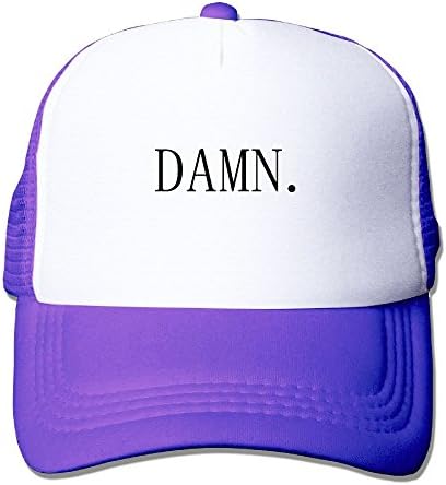 ElinaDesdemona Damn. Kids Mesh Trucker Cap - Adjustable Hat (Comes In 9 Colors)