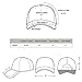Falari Baseball Cap Hat 100% Cotton Adjustable Size Aqua Blue 1821