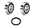 Honda CRF230F CRF150F Rear Wheel Bearings and Seals Kit OEM