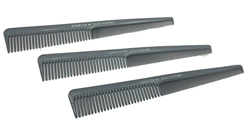 Dupont Starflite Barber Comb #55 - 3 Pack