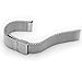 18mm Mesh Stainless Steel Replacement Watch Band For Withings Activité, Activité Pop or Activité Steel (YESOO Retail Packaging - 180 Days Warranty) (Silver)