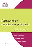 Dictionnaire de sciences politiques by 