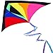 Anpro Colorful Kite for Kids and Adults with 60 Meter/197 Feet Flying String Easy Flyer