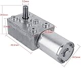 Yosoo High Torque Geared Motor DC 12V 62RPM Load 10KG.CM for DIY Projects view 3