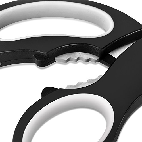 Topwit Kitchen Scissors, Heavy Duty Kitchen Shears with Premium Stainless Steel, Ultra Sharp, Multi-Function Kitchen Utensils for Cooking