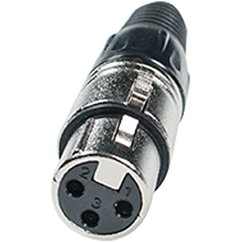 Seismic Audio - NEW 3 PIN Female XLR Cable Connector - Microphone plug - Mic - Build your own cable or replace old connectors