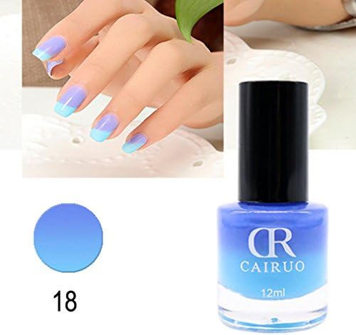 Poluck Hot Sales Nail Polish Set 26 Colors Optional Mood Changing Chameleon Temperature Colors Changes UV LED Full Size Nail Polish Quality Quick Dry 12 ml Each (R)