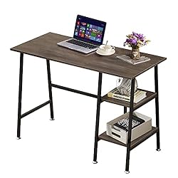 VECELO Writing Computer Study Desk with 2 Tier