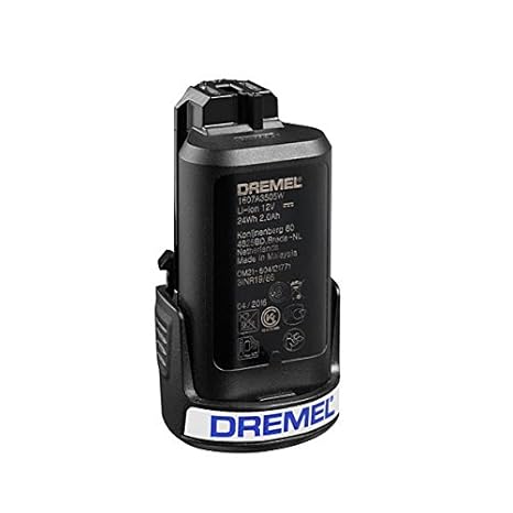 Dremel 26150880ja Lithiumbatterie für Multifunktionswerkzeug Drehschalter 880, 12 V, Schwarz