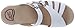 Dansko Women's Shelby White Leather Wedge Sandal