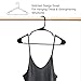 HOUSE DAY Plastic Clothes Hangers for Clothing, Closet, Coats & Shirts - Durable, Slim & Space Saving - Heavy Duty Durable Hangers Clothes Hangers (40 Pack, Black)