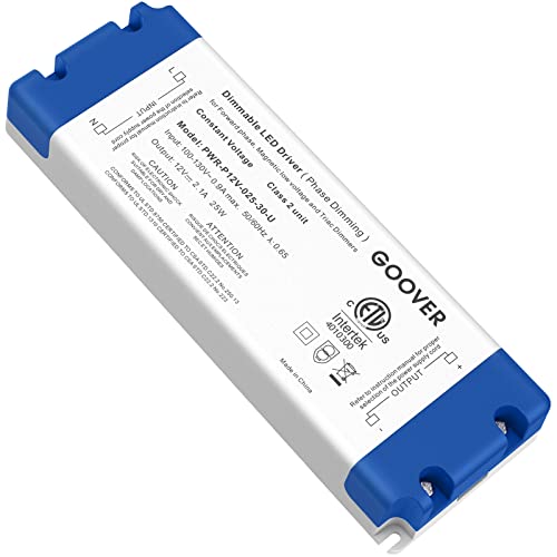 GOOVER 25W Triac Dimmable Driver,Power Supply,AC
