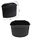K Car Garbage Can Hanging Recycle Bin is Universal Best Auto Trash Bag for Litter (Black)