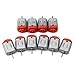 Micro 130 DC 3V Motor, DROK 10pcs DC 3-6V 16500 RPM Cars Toys Electric Motor, High Speed Torque DIY Remote Control Toy Car Hobby Motor, Metal Car Engine Motor Kit for Toys Models DIY