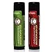 Merry Hempsters Muscle Rub, 0.6 Ounce, Made in the USA, Vegan Certified (Combo, 2 Pack)