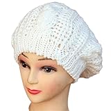 VISKEY Knitted Crochet Slouch Baggy Beret Beanie Hat
