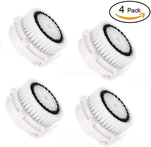 Oneryue 2 Pack Replacement Sensitive Brush Head,Compatible Facial Cleaning Brush Heads for Mia Mia2 Mia3 Aria Mia Fit Smart Profile and Alpha Fit