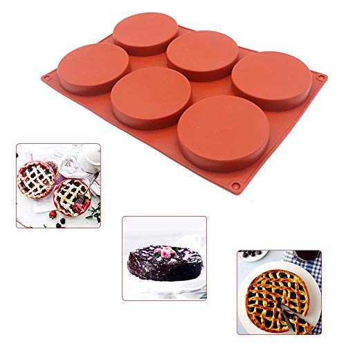 2 6+Cavity+Silicone+Coaster+Non+Stick+Dessert