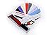 The Tie Thing Men's Necktie Accessory Tie Holder 5 Paсk (Multicolored)