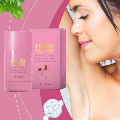 30G Aluminum Free Deodorant For Women And Men, Keep Fresh Breath All Day, Non-Greasy Natural Underarm Stick For Sensitive Skin And Whole Body Use