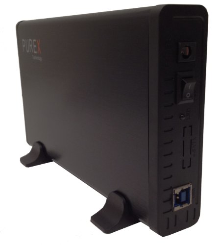 PUREX Technology USB3.0 to 3.5" External SATA HDD Enclosure- PXE-U3PD/B - Thumbnail 3