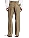 Dockers Men's Relaxed Fit Signature Khaki Lux Cotton Stretch Pants - Pleated, Dark Khaki (Cotton)-Discontinued, 38W x 32L