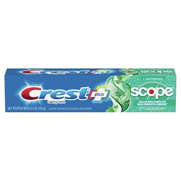 CREST TOOTHPASTE PLUS SCOPE WHITENING MINTY FRESH (PACK OF 3)