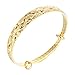 OPK Women bangles Bangle Bracelets for Women bracelet for womenFashion bracelet for women Classical 18k Gold Plating 6-7 inch wrist size Copper Jewelry Gifts for Ladies