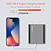 USB C 18W PD Portable Charger Jackery Supercharge Power Outdoors 10200mAh Fit Premium Battery Pack & Power Bank Compatible with iPhone X, iPhone 8/8 Plus, Nintendo Switch - Power Delivery