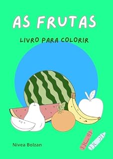 Livro AS FRUTAS - LIVRO PARA COLORIR