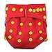 Bumkins Cloth Diaper Snap All-In-One (AIO) or Pocket with Cape, 7-28lbs, DC Comics Wonder Woman