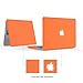 iBenzer Macbook Pro Retina 13 Plastic Hard Case, Keyboard Cover (Orange)
