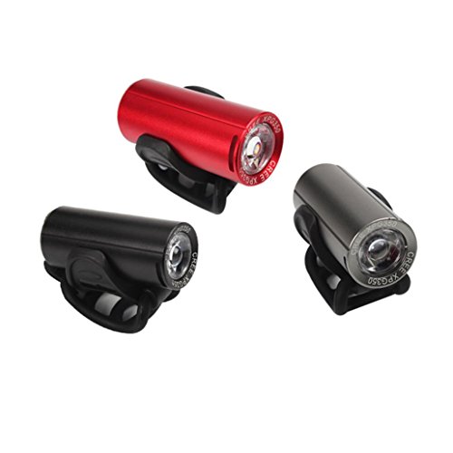 Dartphew Bike Accessories,Dartphew Headlihgt Lamp Torch USB Rechargeable LED Bike Bicycle Cycling Light Fit &Working Modes: High, Medium, low, Strobe&Lighting Distance: 30-50meters (Sliver)