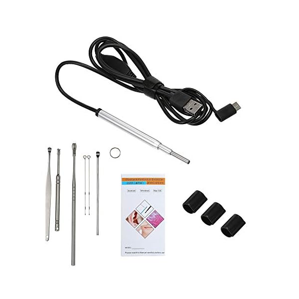 zroven Mini-Endoskop-Kamera 3.9MM 6 einstellbare LEDs Drei-in-One-Schnittstelle USB-Inspektion Ohr Nase Visual Health… – Bild 8
