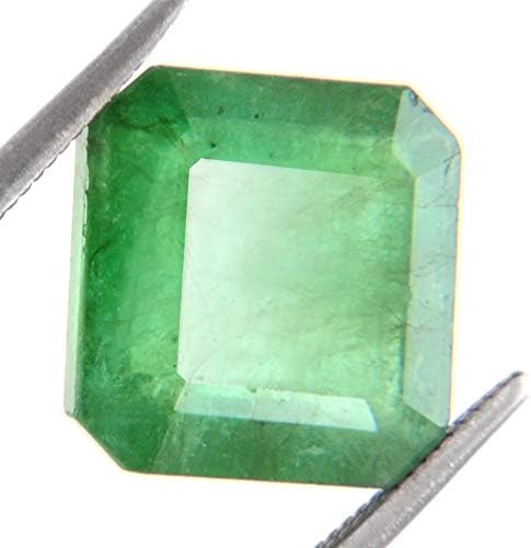 Shreenathji Trading 6.40 cts. Panna Stone/Emerald/Budh Scientificaly Certified Natural AAA Quality Gemstone for Men & Women