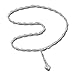 SilberDream anklet Zirkonia heart 925 Sterling Silver 9.8 inch SDF005
