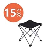 PORLAE  Folding Camping Stool Ultralight Portable Chair for Outdoor Fishing Hiking Backpack Travel Little Stools Super Compact Slacker Chair