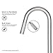 VIGO Gramercy 17'' H Single Handle Pull-Down Spout Kitchen Faucet in Stainless Steel-VG02008ST