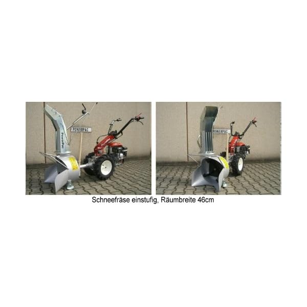 Modell 2025 - POWERPAC MF3 - EINACHSER FrÃ¤skasten 50cm MOTORHACKE GARTENFRÃSE MOTORFRÃSE 5,5 PS – Bild 7